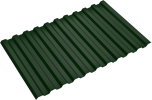 Профнастил C 20 PE 0,4 6005 зеленый мох