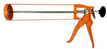 Пистолет для герметика Bohrer шток 6 мм "Оптимал" (полностью стальная конструкция)