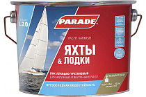 Лак яхтный алкидно-уретановый PARADE L20 Яхты & Лодки П/мат 2,5л Россия